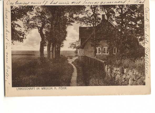 Bauernhaus in Wrixum, Marsch